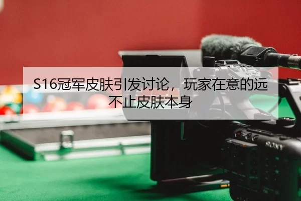 S16冠军皮肤引发讨论，玩家在意的远不止皮肤本身 | kaiyun